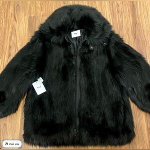 TNA Faux Fur Tribeca Jacket